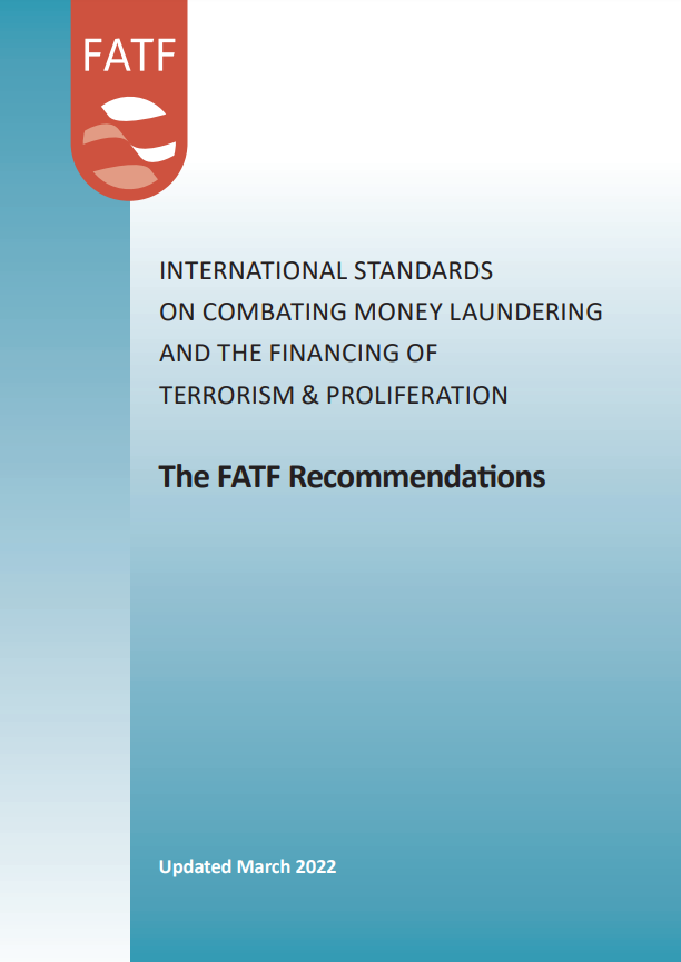 40 Recommendations on money laundering and terrorism financing
