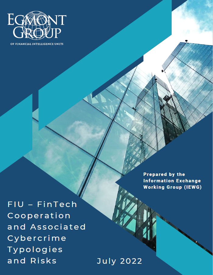 FIU - Fintech cooperation and associated cybercrime typologies and risks
